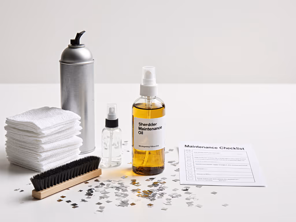 shredder_maintenance_schedule
