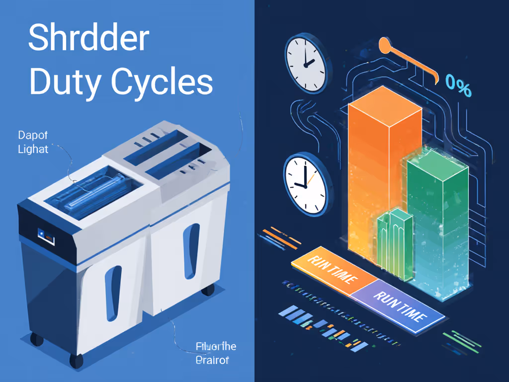 shredder_duty_cycle_infographic_showing_run_time_vs_cool_down_ratios
