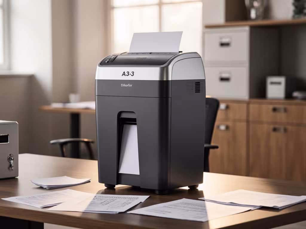 Large Paper Shredders for A3: DIN P-4 Security Tested