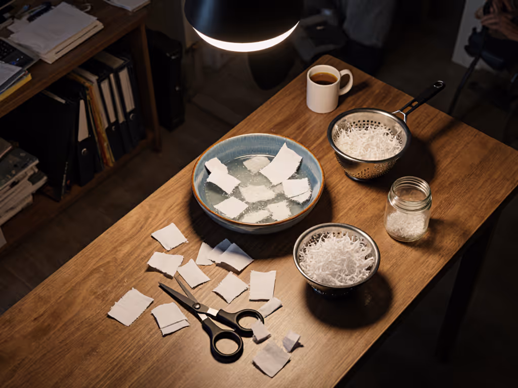 Emergency Document Destruction: Safe Household Methods