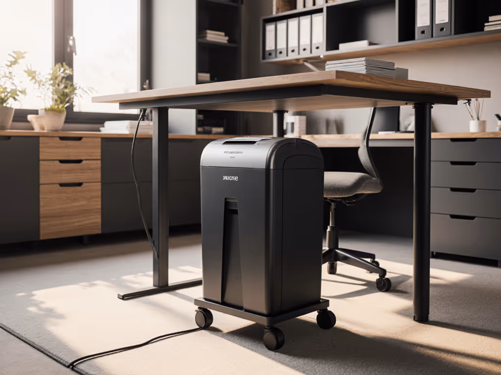 Home Office Shredder Placement: Ergonomic Workspace Tips