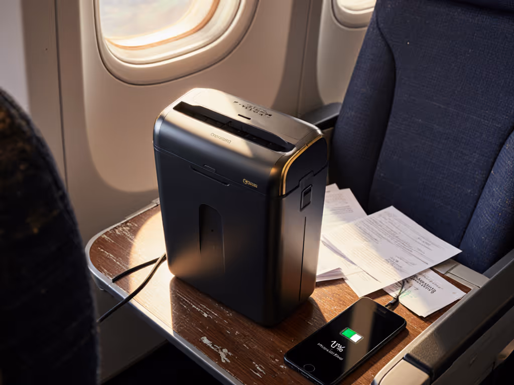 Portable Shredder Battery Life: Real-World Travel Test Results