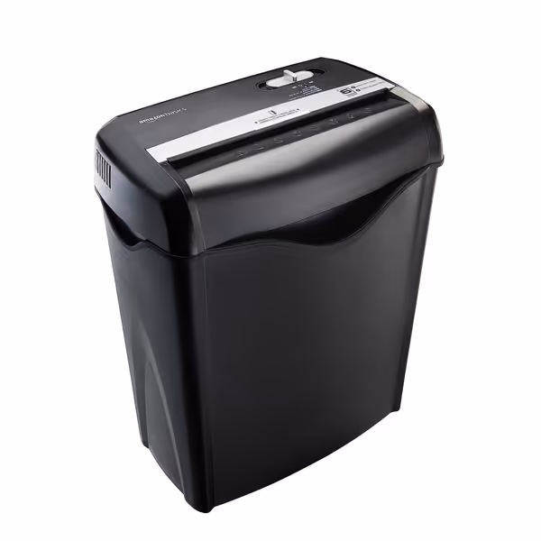 Amazon Basics 6 Sheet Cross Cut Shredder