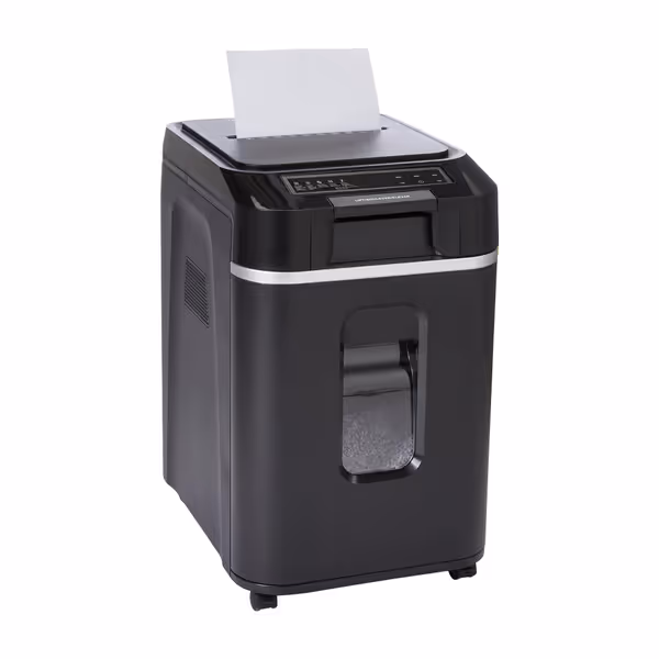Amazon Basics 200-Sheet Auto Feed Cross Cut Paper Shredder