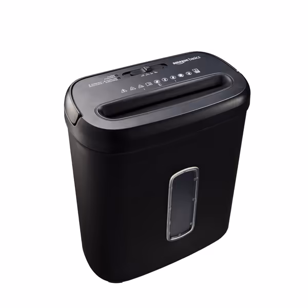 Amazon Basics 8-Sheet Cross Cut Shredder
