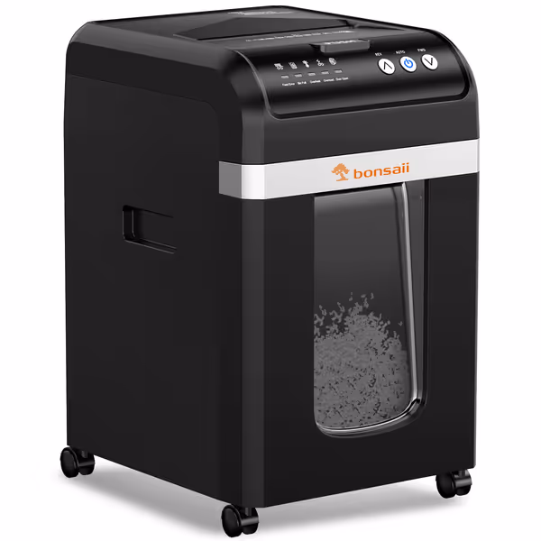 Bonsaii 200-Sheet Auto Feed Micro-Cut Shredder