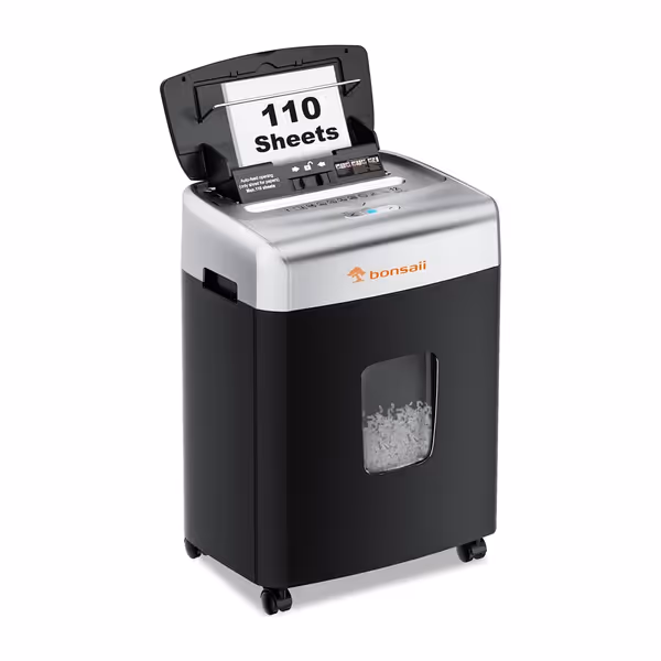 Bonsaii 110-Sheet Micro Cut Shredder